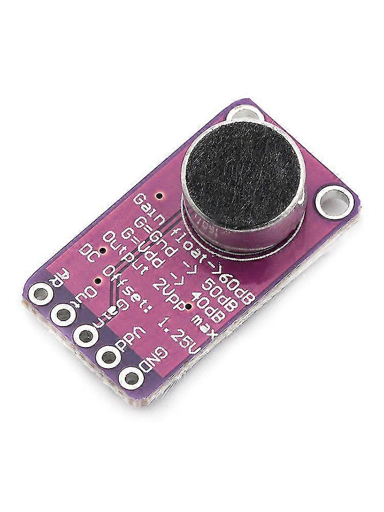 Microphone agc amplifier board module auto gain control for arduino programmable attack and release ratio low thd