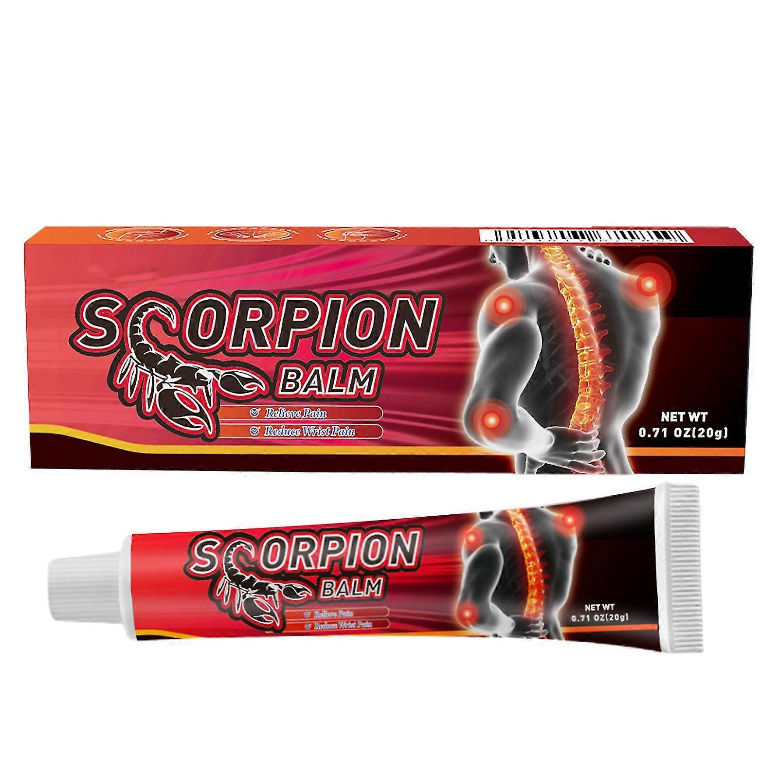 20 גרם משחת עקרבים להקלה על כאבי שרירים להקלה על דלקת פרקים עוצמתית קרם חבורות