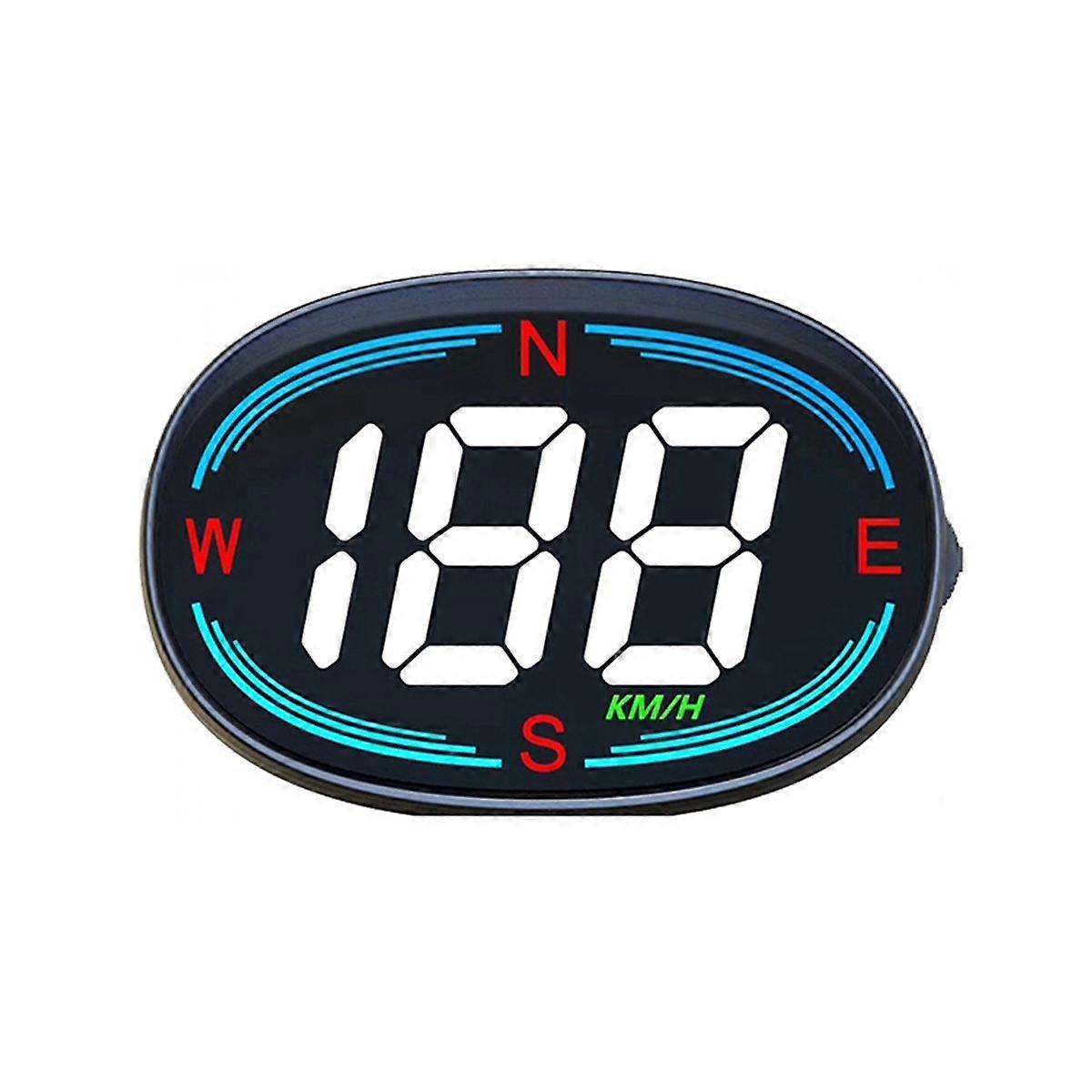H2 Car Digital Speedometer GPS HUD Heads Up Display for All Cars Trucks Motorcycle KM/H Speed Gauge