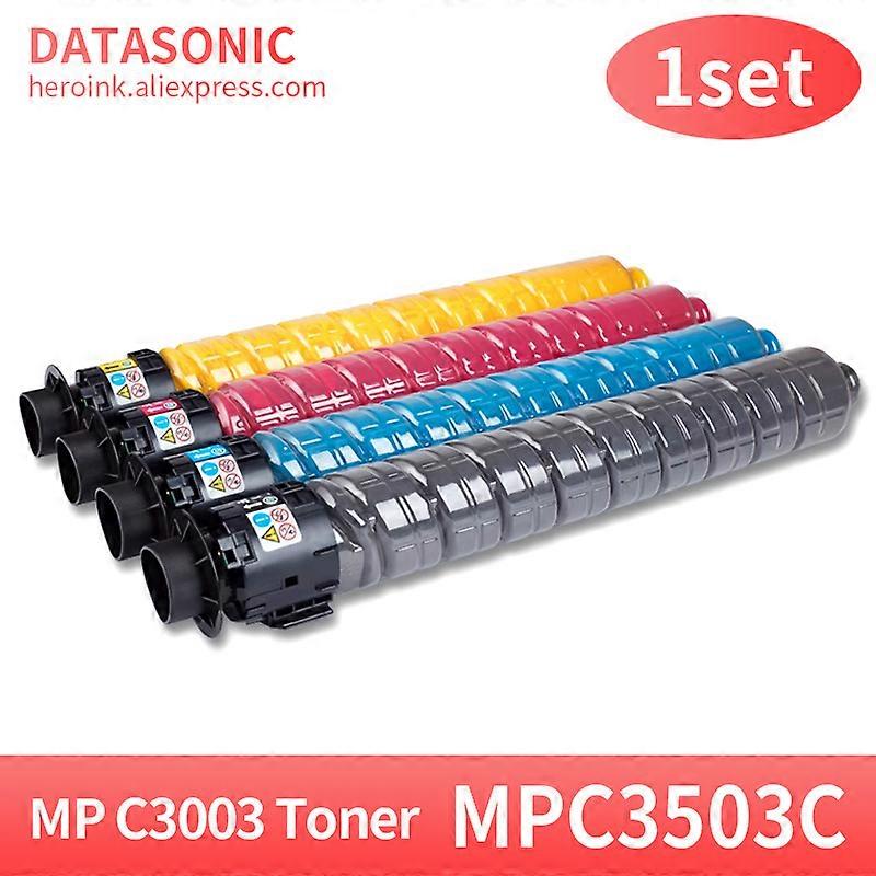 Redkid 4color 1set Toner Cartridge Compatible For Ricoh MP C3003SP C3503SP Lanier MP C3003 C3503 Sav