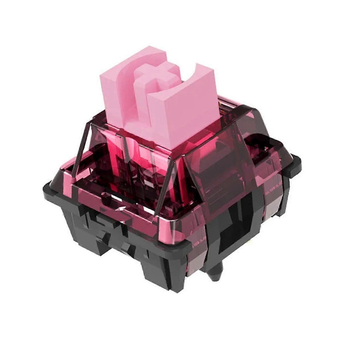 70PCS F.S MX commutateurs de clavier 5 broches linéaire Silent Axis corps commutateurs Hot-swap pour bricolage jeu Mech