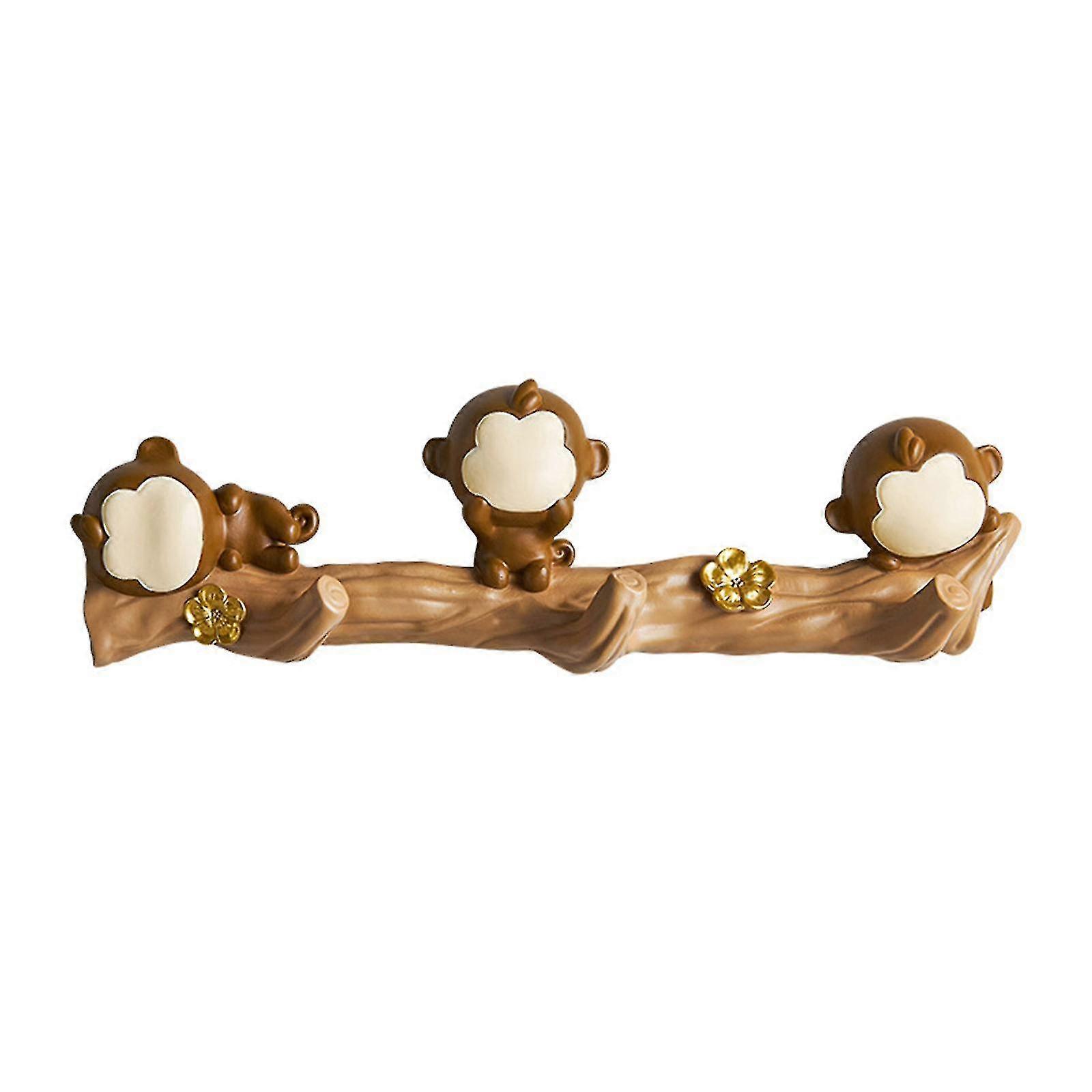 Door Hook Resin Monkey Coat Rack Hat Hook