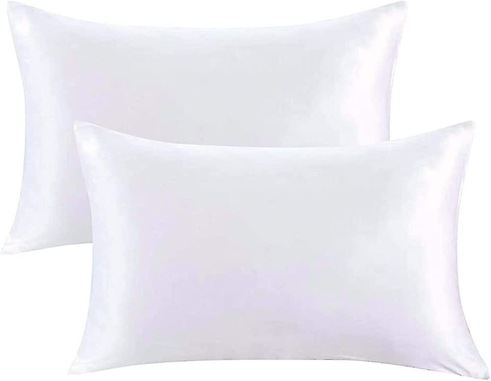 1 Pair Pillowcase White Standard Size 50x75 Cm Acsergery Gift