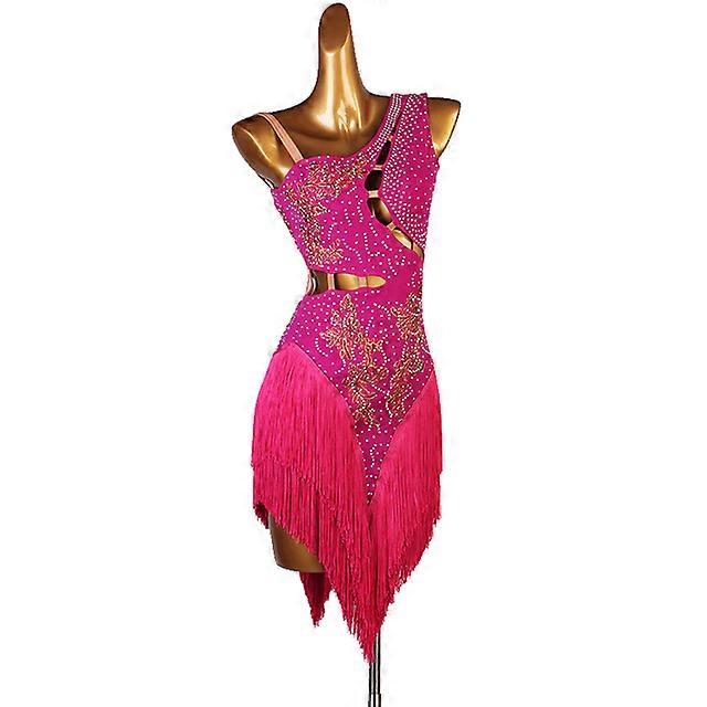 knee length dresses for ladies Red Flowy Salsa Dress – Mystic Closets main image 0