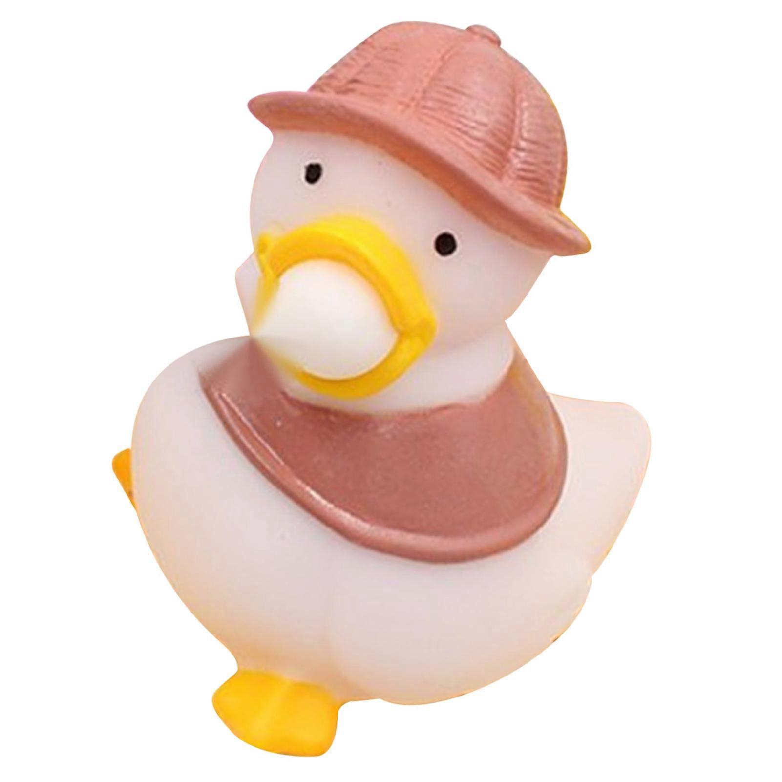 Stress Ball Duck Squeezy Bubbles Reduce Anxiety Soft Stretchy Ball for Children and Adults Brown