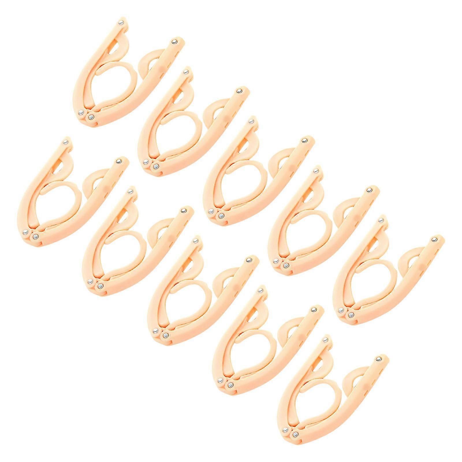 Multifunctional Portable Folding Plastic Hanger Travel Folding Hanger