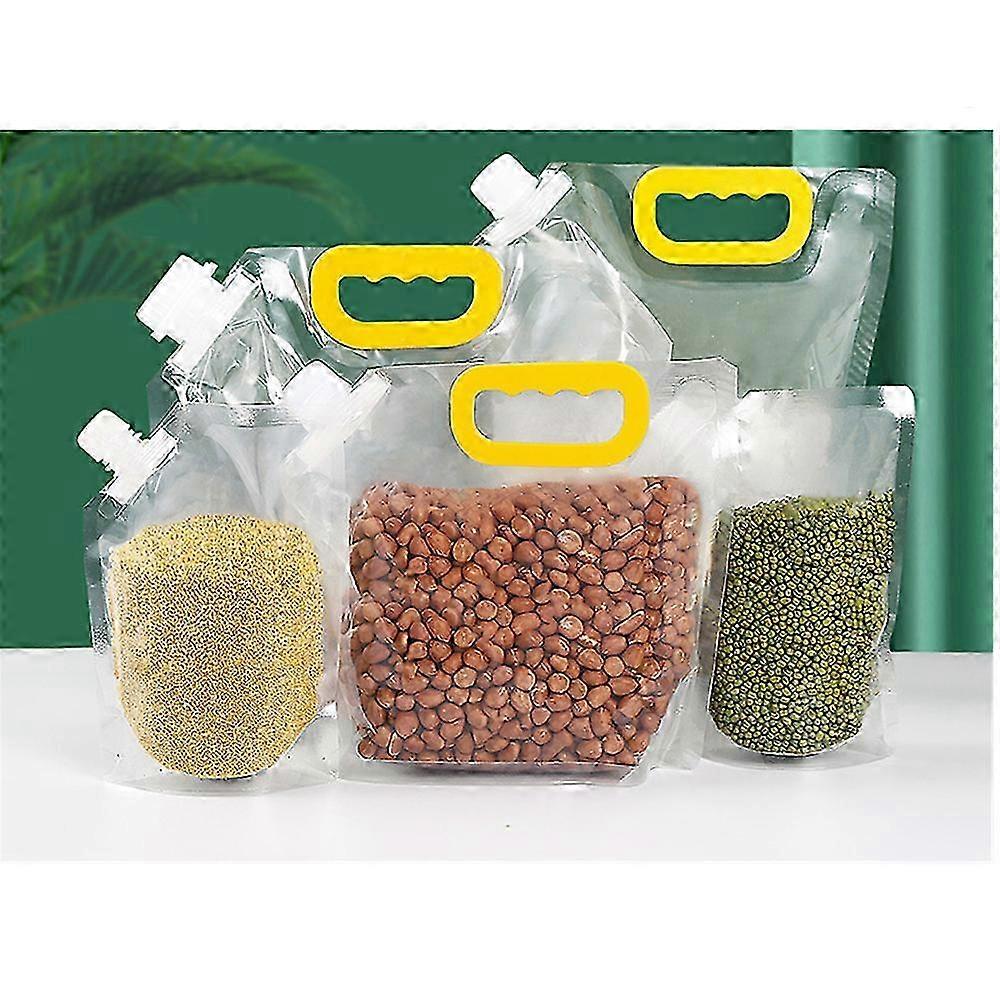 Large Capacity Cereal Storage Bag, Reusable 10PCS Cereal Containers Storage