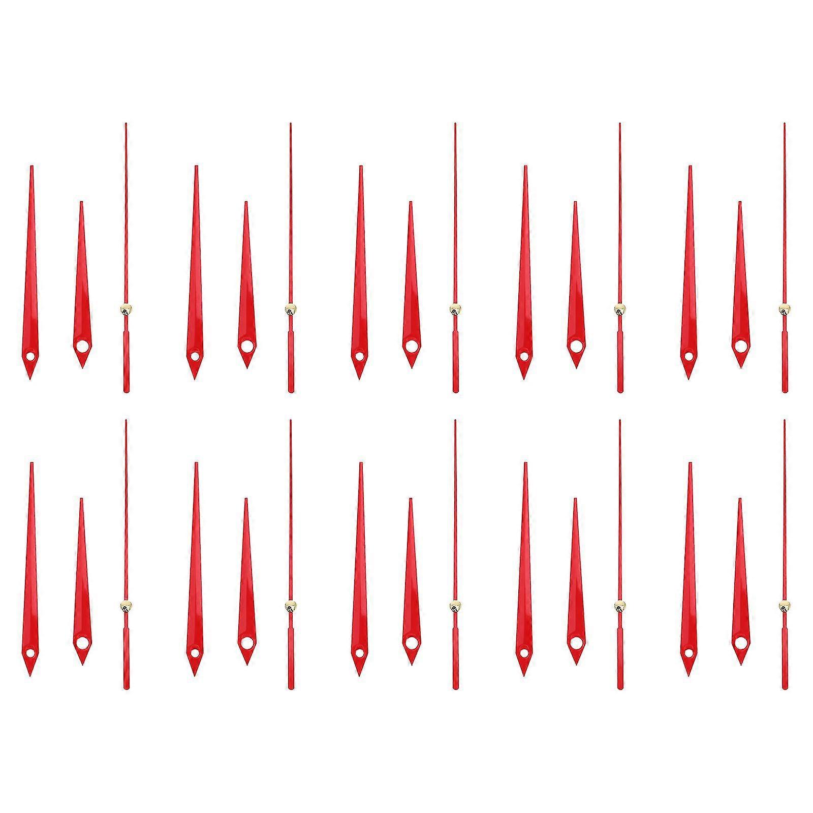 10 Sets Diy Wall Clock Needles Mute Clock Pointers Clock Hands Replacement Parts
