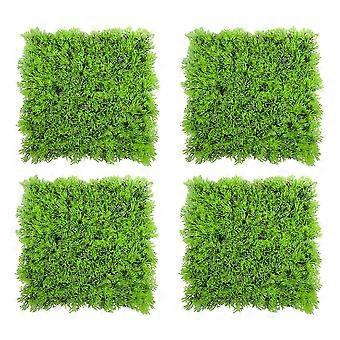 4x Artificial Fake Water Aquatic Green Grass Plant Lawn Aquarium Paisagem