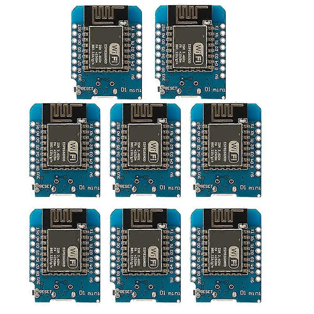 8pcs Esp8266 Esp-12 Wemos Wifi Development Board -usb 3.3v Based On Esp-8266 With Pin Esp12 Module