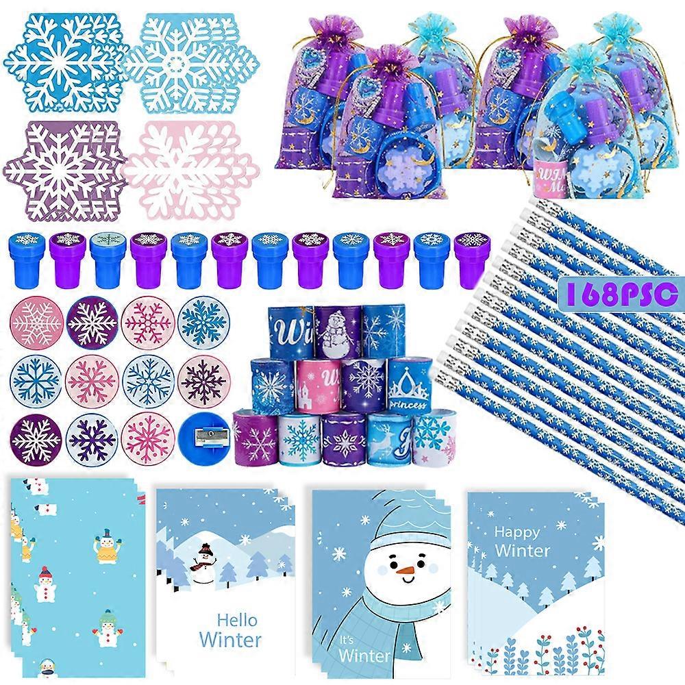 Frozen Party Favors, Princess Frozen Birthday Party Supplies Goodie Bag Stuffers for Girl Kids Party Favors Pinata Prizes