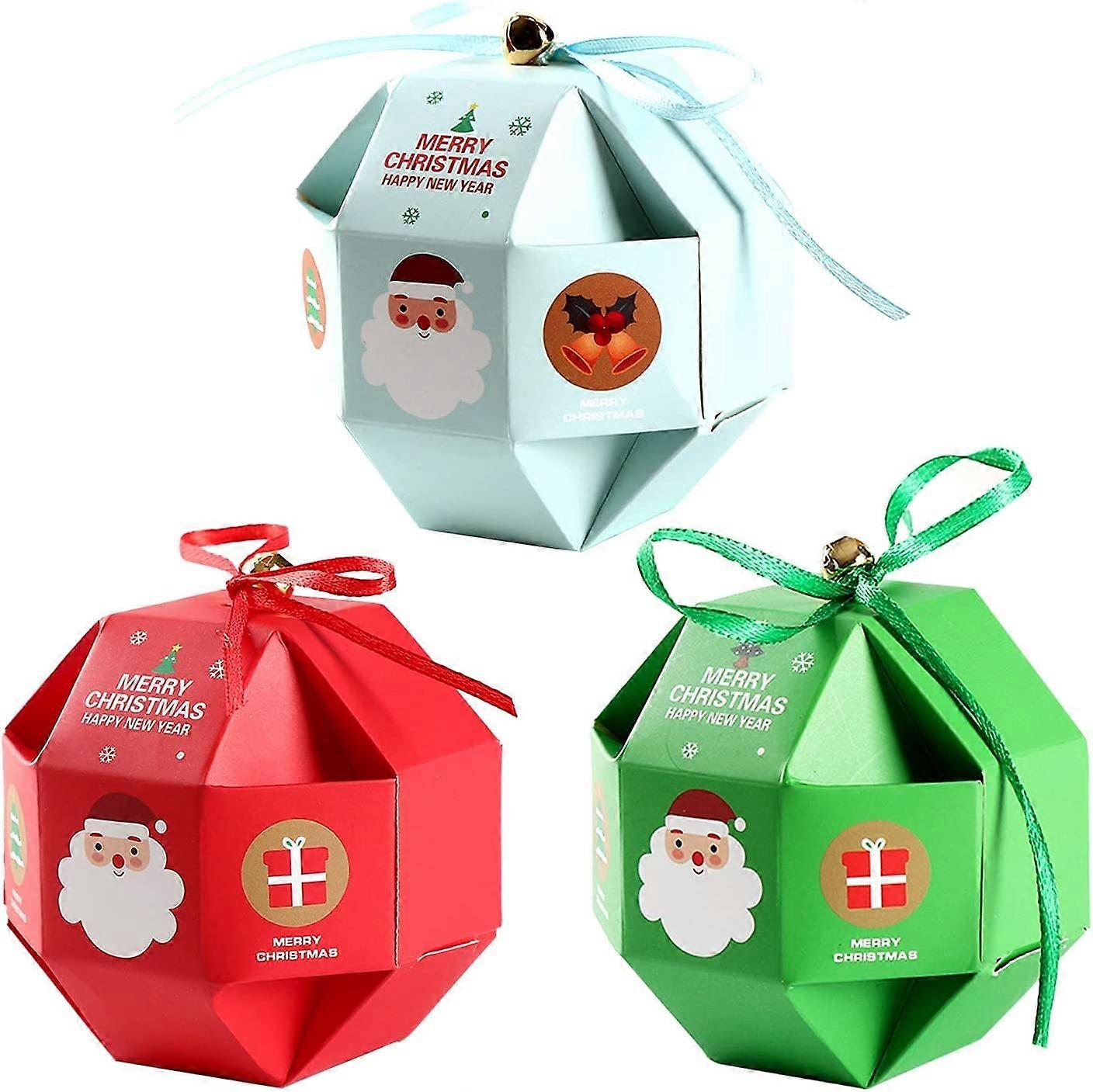 12 Pcs Christmas Candy Boxes