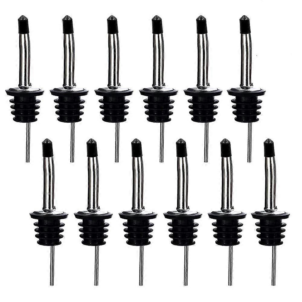 12 Pack Stainless Steel with Silicone Dust Caps