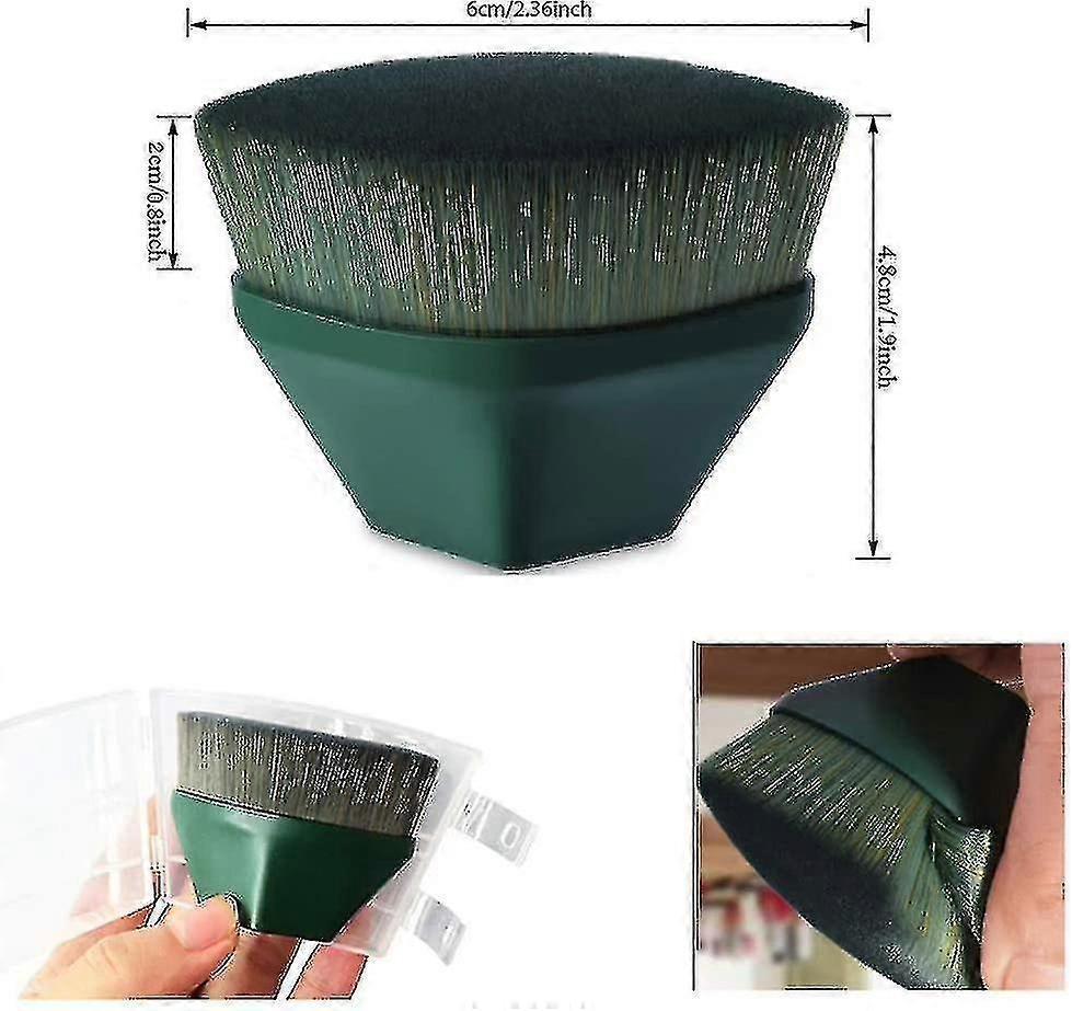 Makeup Foundation Brush, Petal Shape Multifunctional High Density Makeup Brush Flawless Foundation