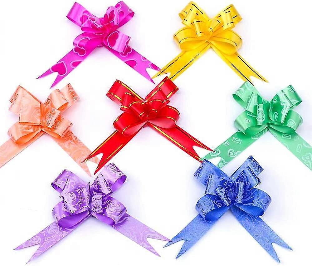 200pcs Mini Gift Wrapping Bows, Ribbon Pull Bows