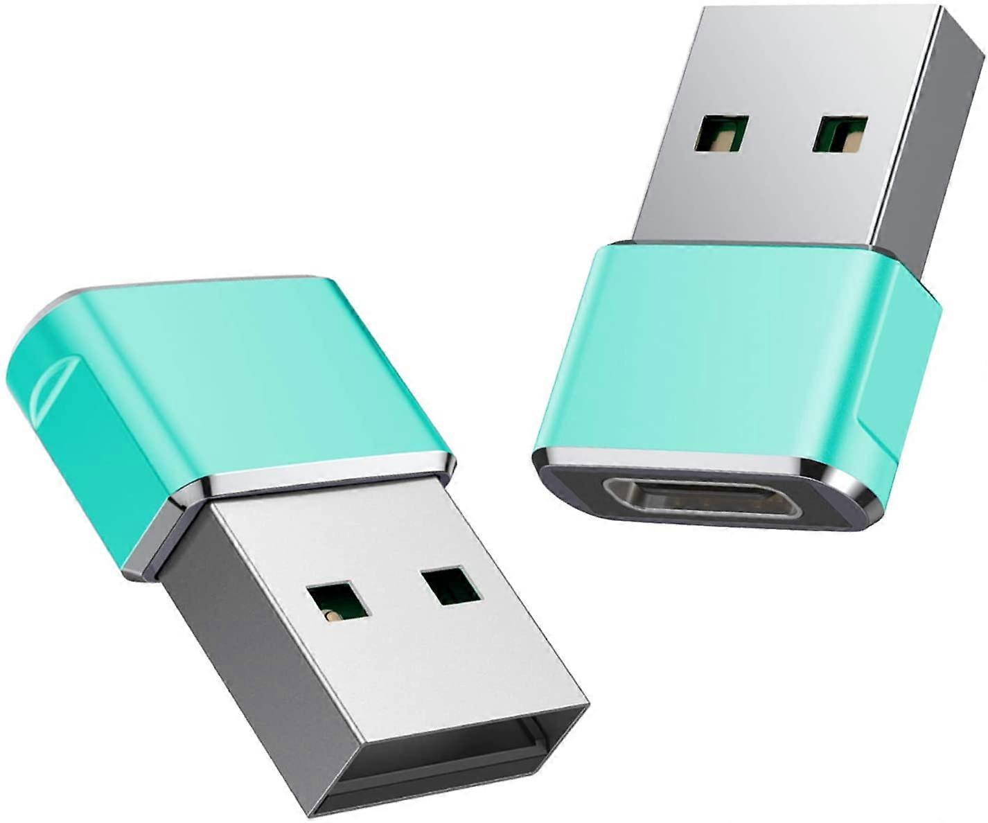 Adapter USB C żeński na męski USB (2 pakiety), typ C do USB A Adapter ładowarki dla iPhone 11