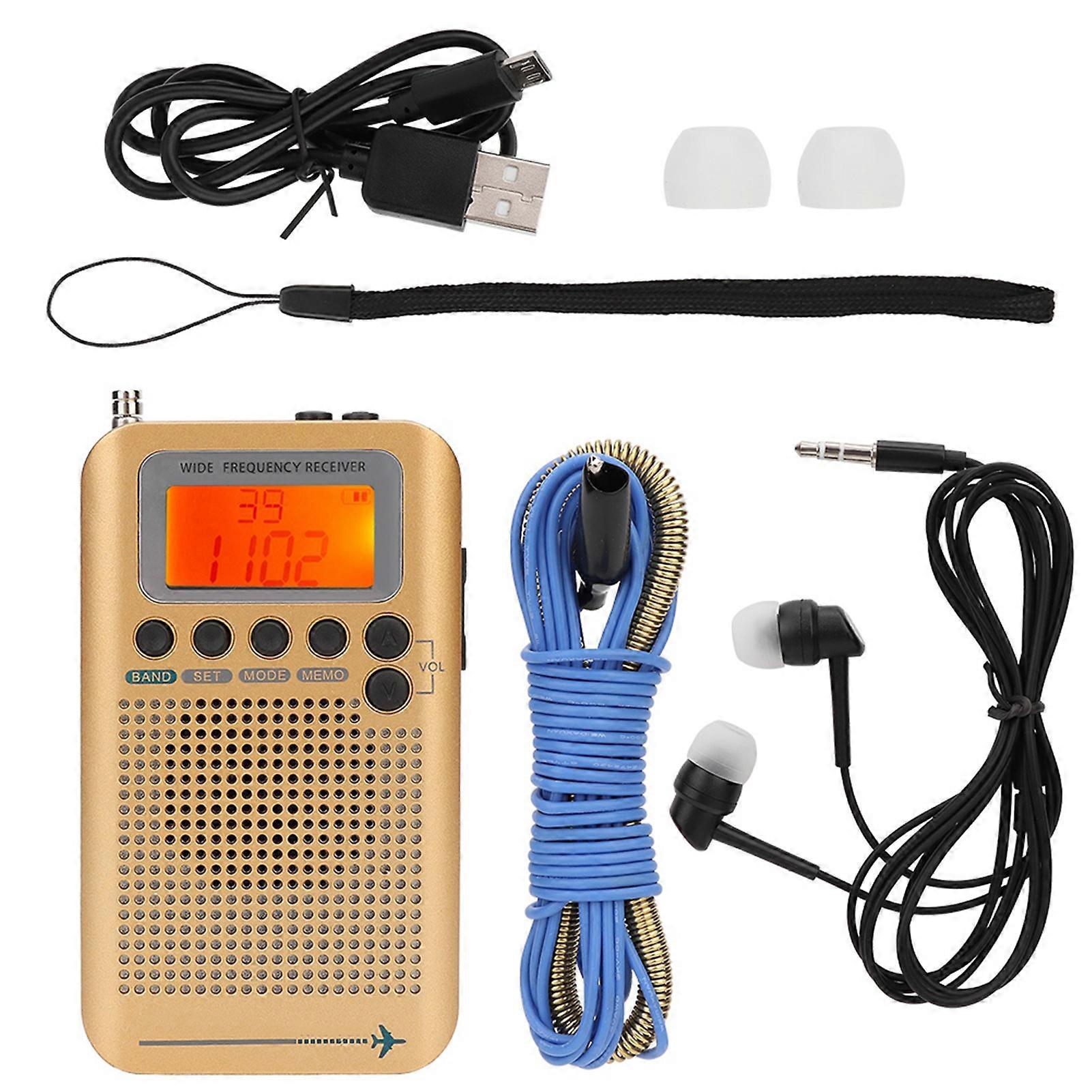 Multi Functional All Band Radio Receiver for Air FM/AM/Sw VHf CB Band SQ Noise Reduction