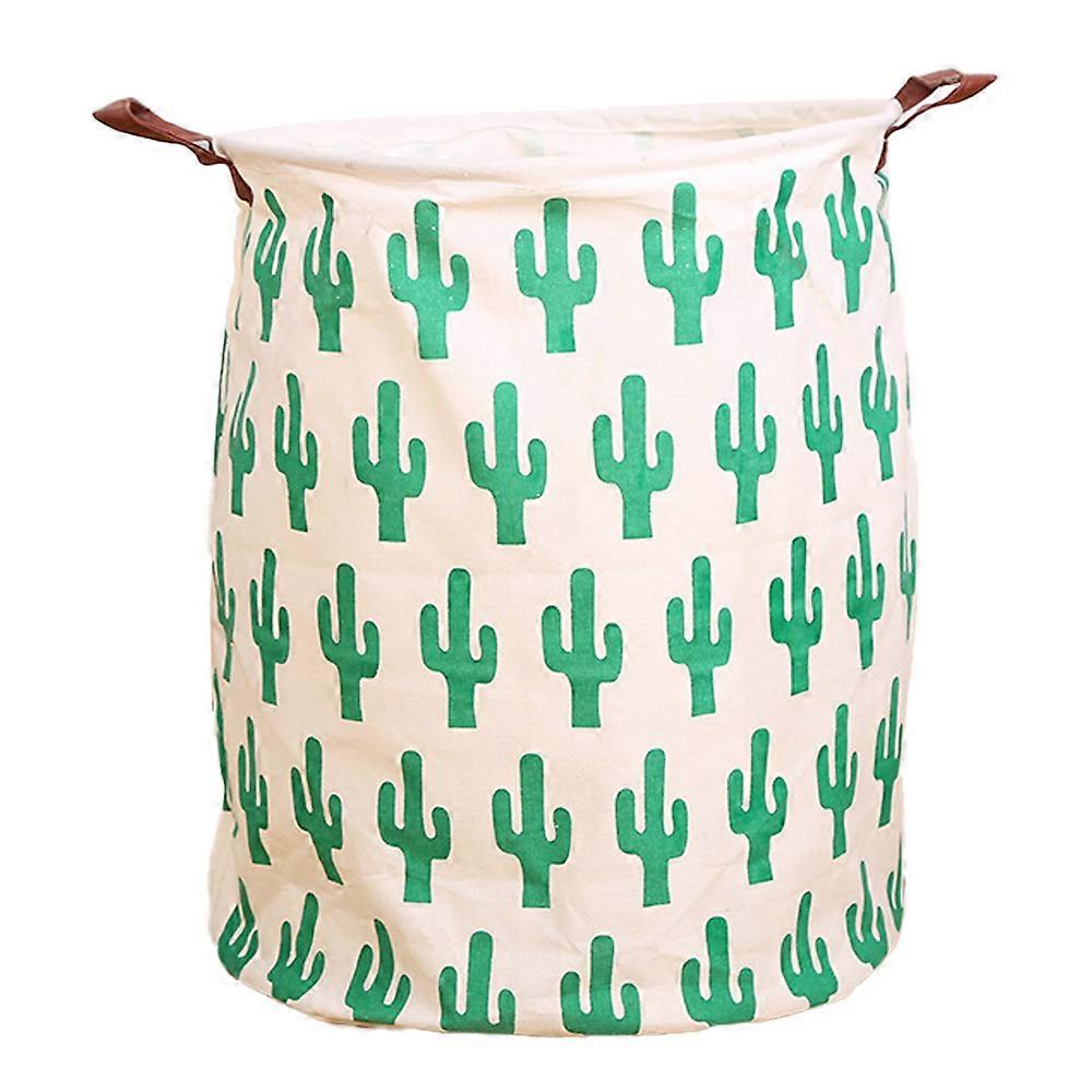 Foldable Round Laundry Hamper,Large Storage Basket,Room Decor - Style 4