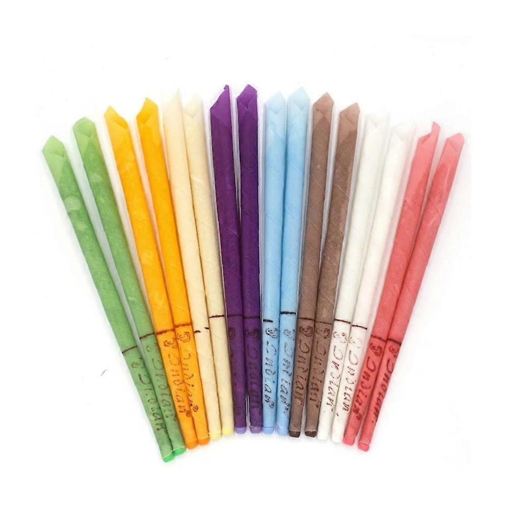 Aromaterapi øre lysestaker - boks + 16 ørelys