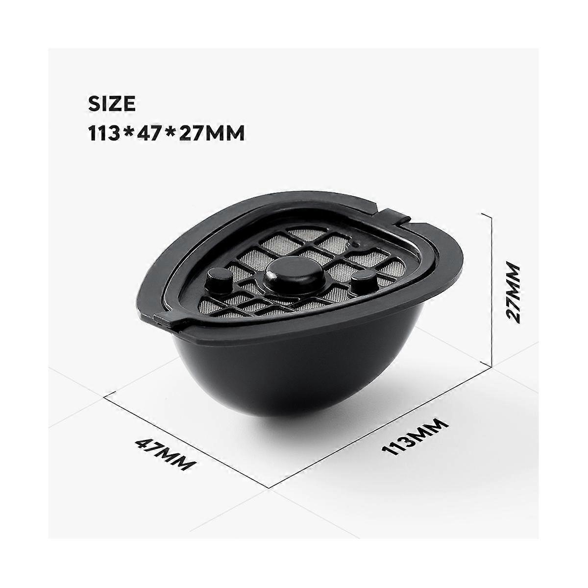 2In1 Coffee Capsule Pod for NESTLE ST 9662.62 Machine Refillable Filter Pod Replacement Coffee Caps