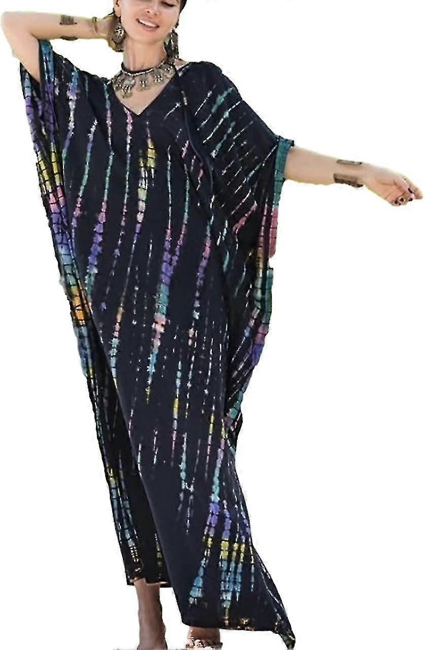 Over Sized Caftans Women's Turkish Caftan Wine Leopard Ethnic Print Plus Size Muslim Kaftans