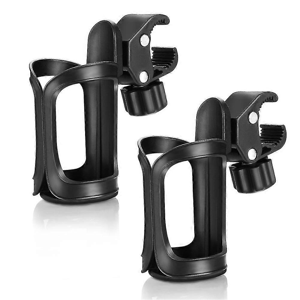 2 Pack Stroller Cup Holder, Bike Cup Holder, Universal Drinks Holder For Stroller