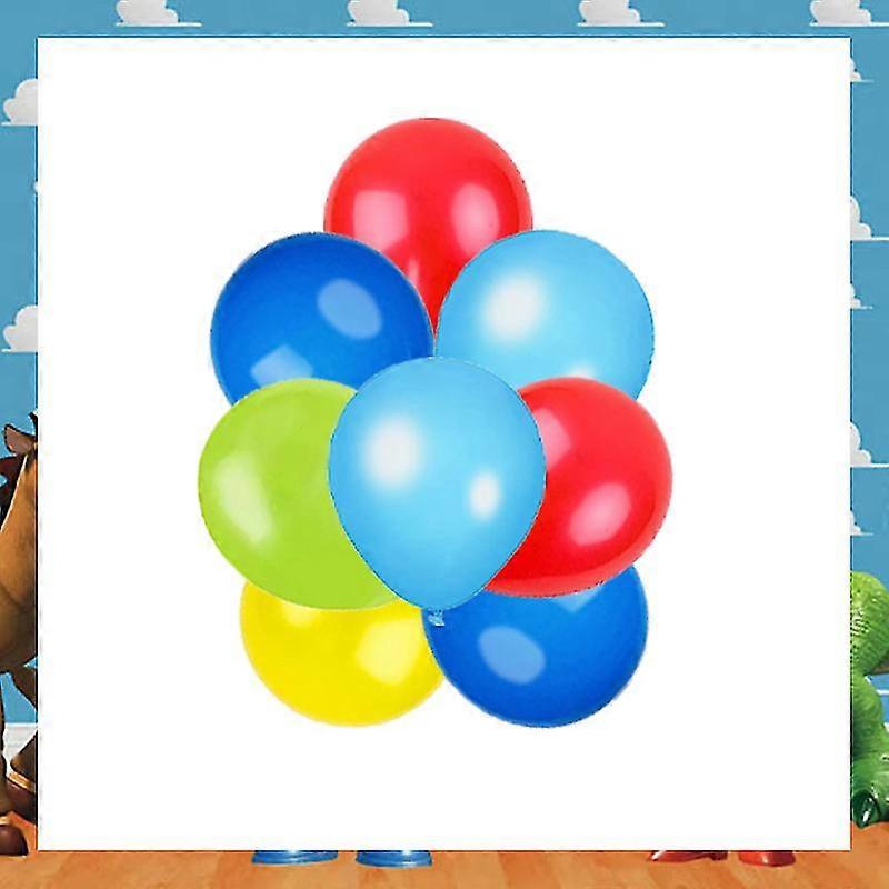 Blue Sky White Clouds Theme Party Supplies  Cartoon Toy Story Disposable Tableware Cup For Kids Boys Birthday Party Decorations