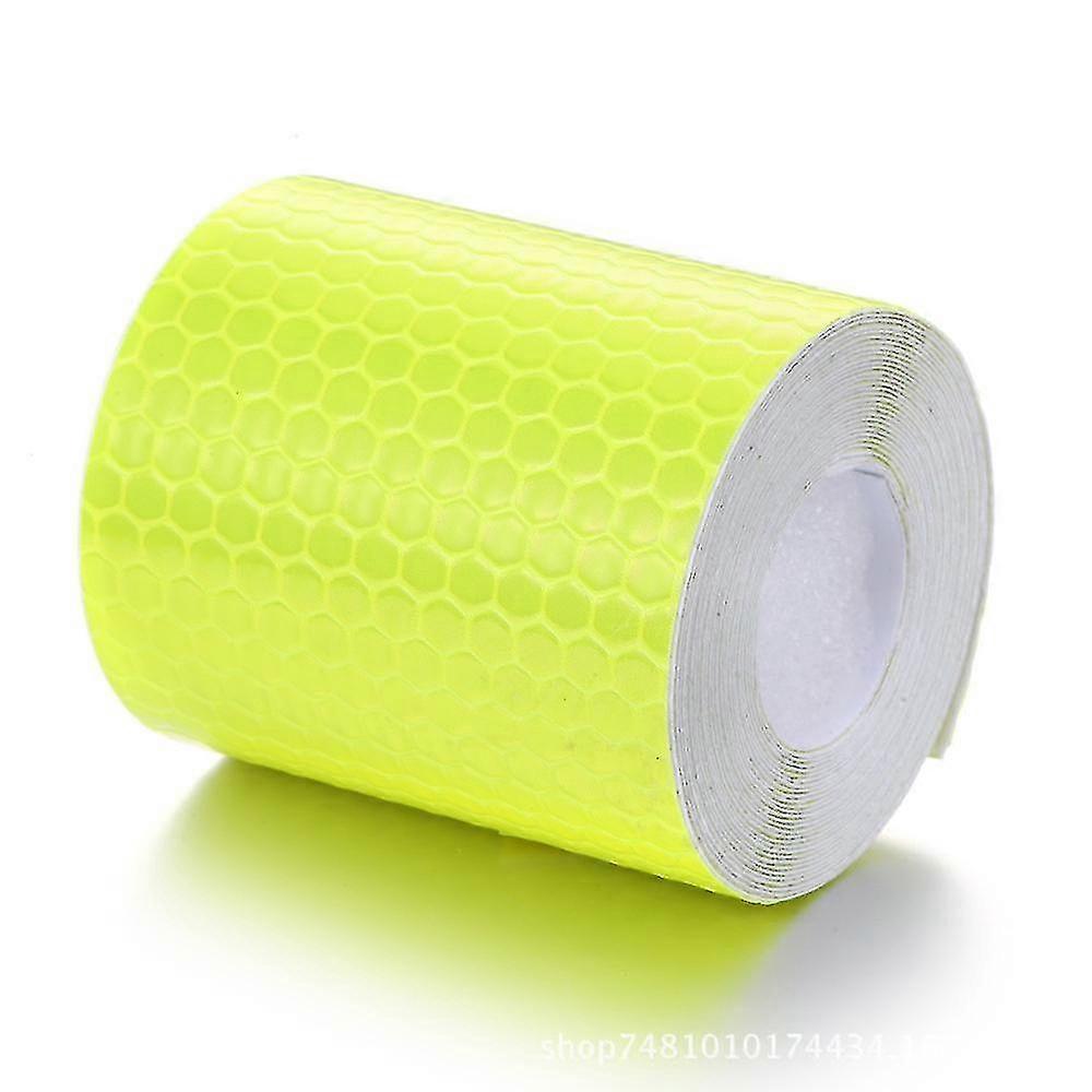 Reflektierendes Warnband Selbstklebeband Wasserdichte Sicherheitsreflektor Wärmeaufkleber 3m * 5cm