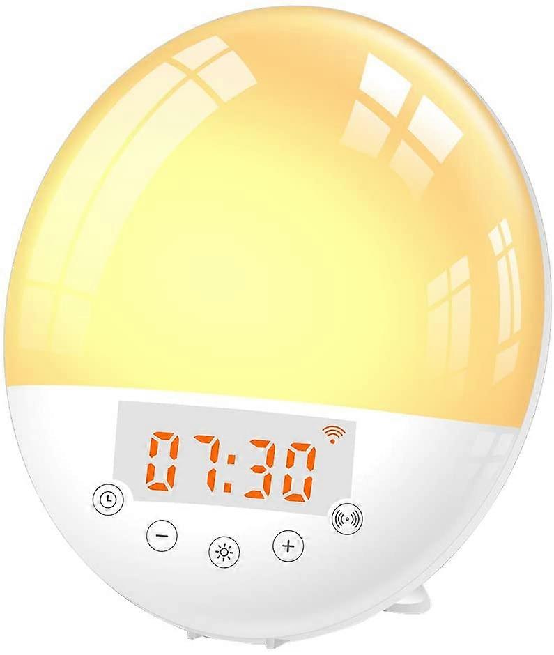 Sunrise alarm clock with radio / daylight simulation