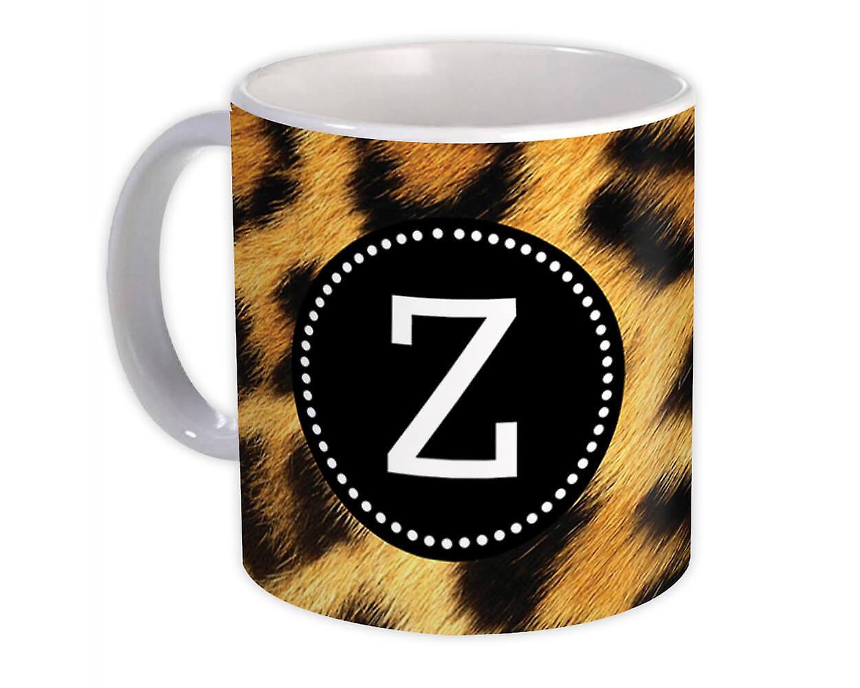 Gift Mug: Monogram Letter Z Animals