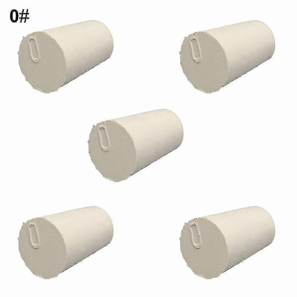 5pcs Rubber Stoppers Plug Bungs Atory Bottle Tube Lid Corks-CE