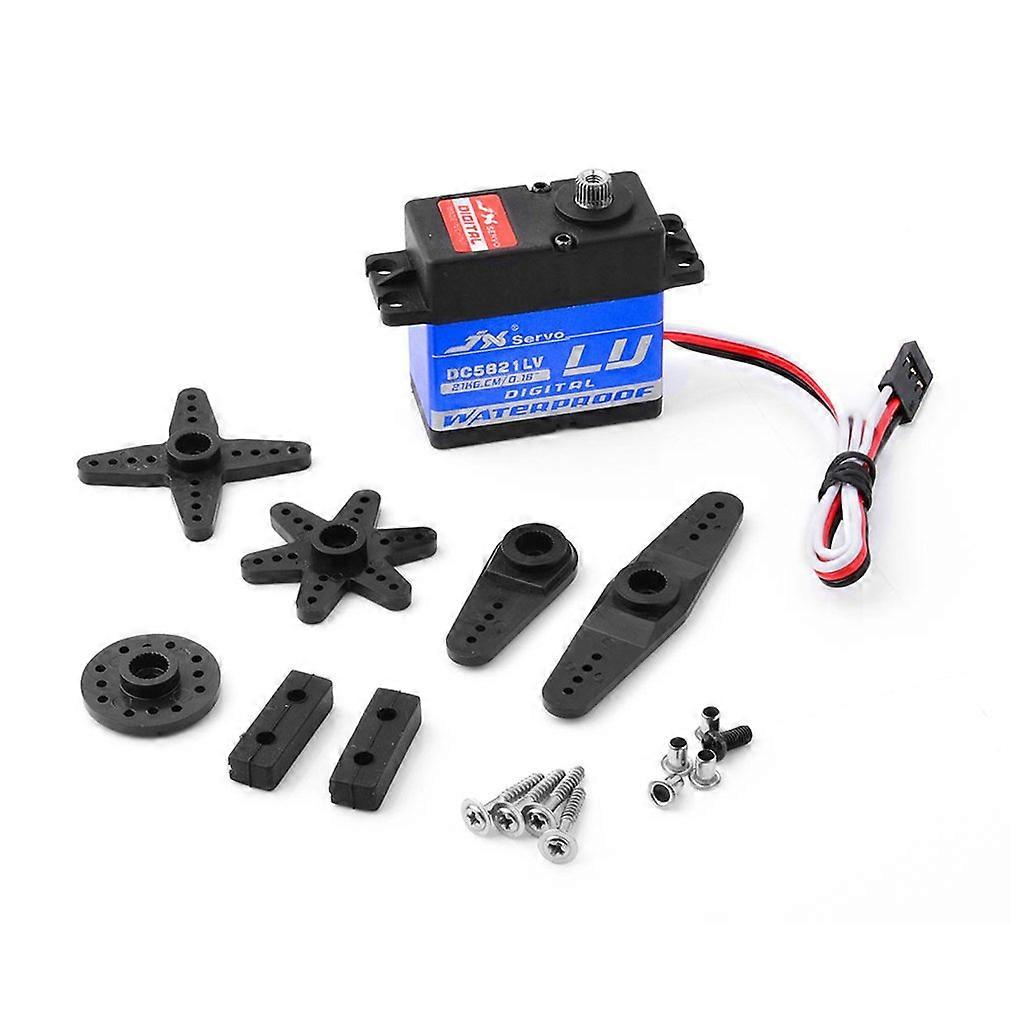 Waterproof Metal Gear JX DC5821LV 20KG Large Torque Digital Coreless Servo for RC Car Crawler TRX-4 SCX10 D90 RC Boat RC Model