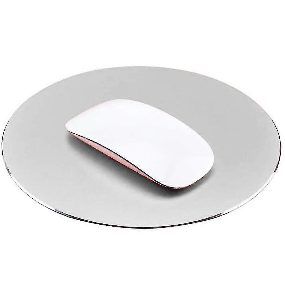 Office Thin Hard Mouse Mat Leather Surface Double Side Precision