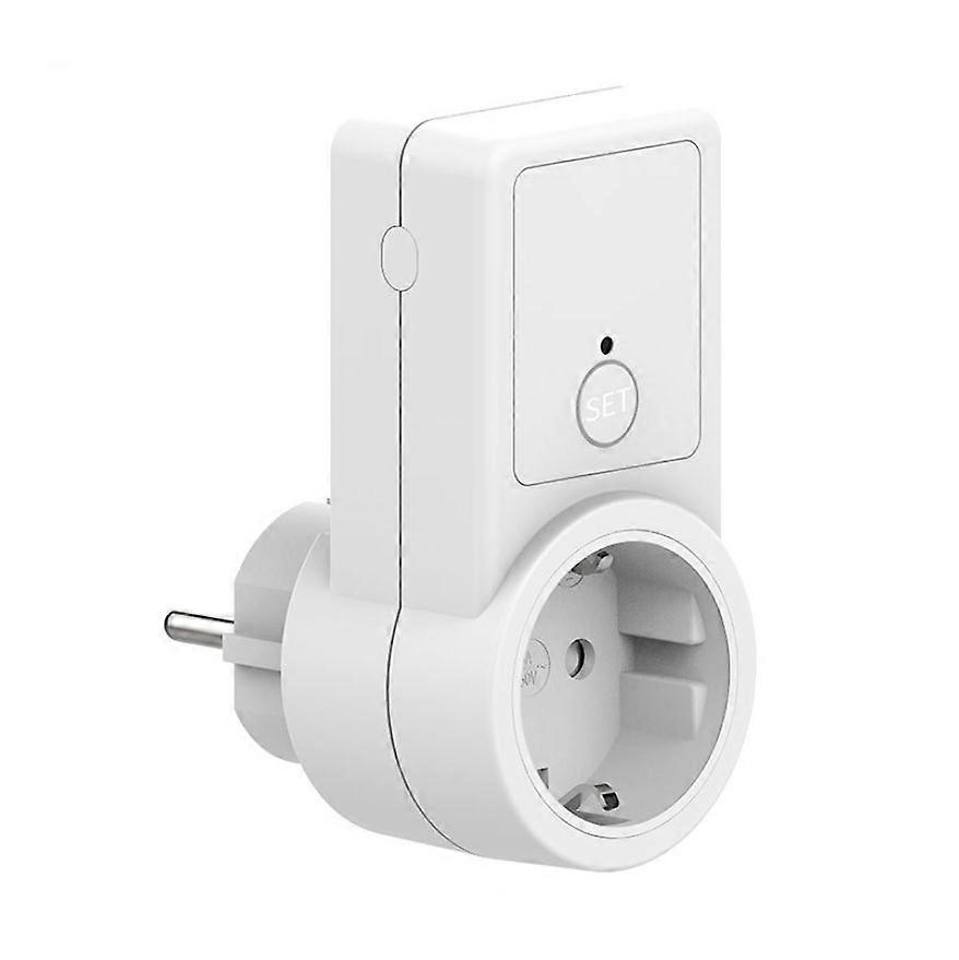 Mains motion detector on electrical outlet