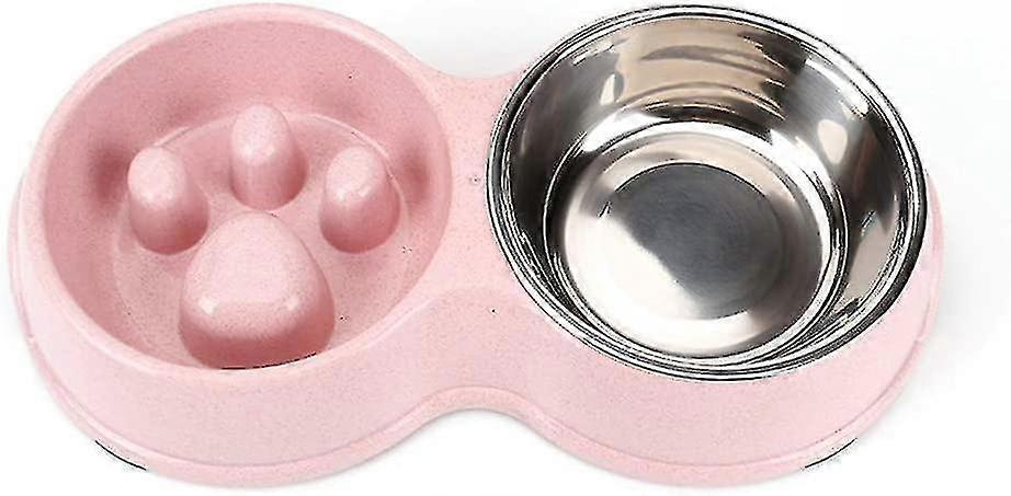 קערת מאכילה איטית של כלב מחמד, כלב וחתול ווטר