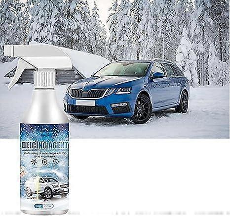 Auto Windshield Deicing Spray, Ice-Off Windshield Spray De-Icer, Ice Melting Spray for Car Windshield Windows Wipers and Mirror 60ml