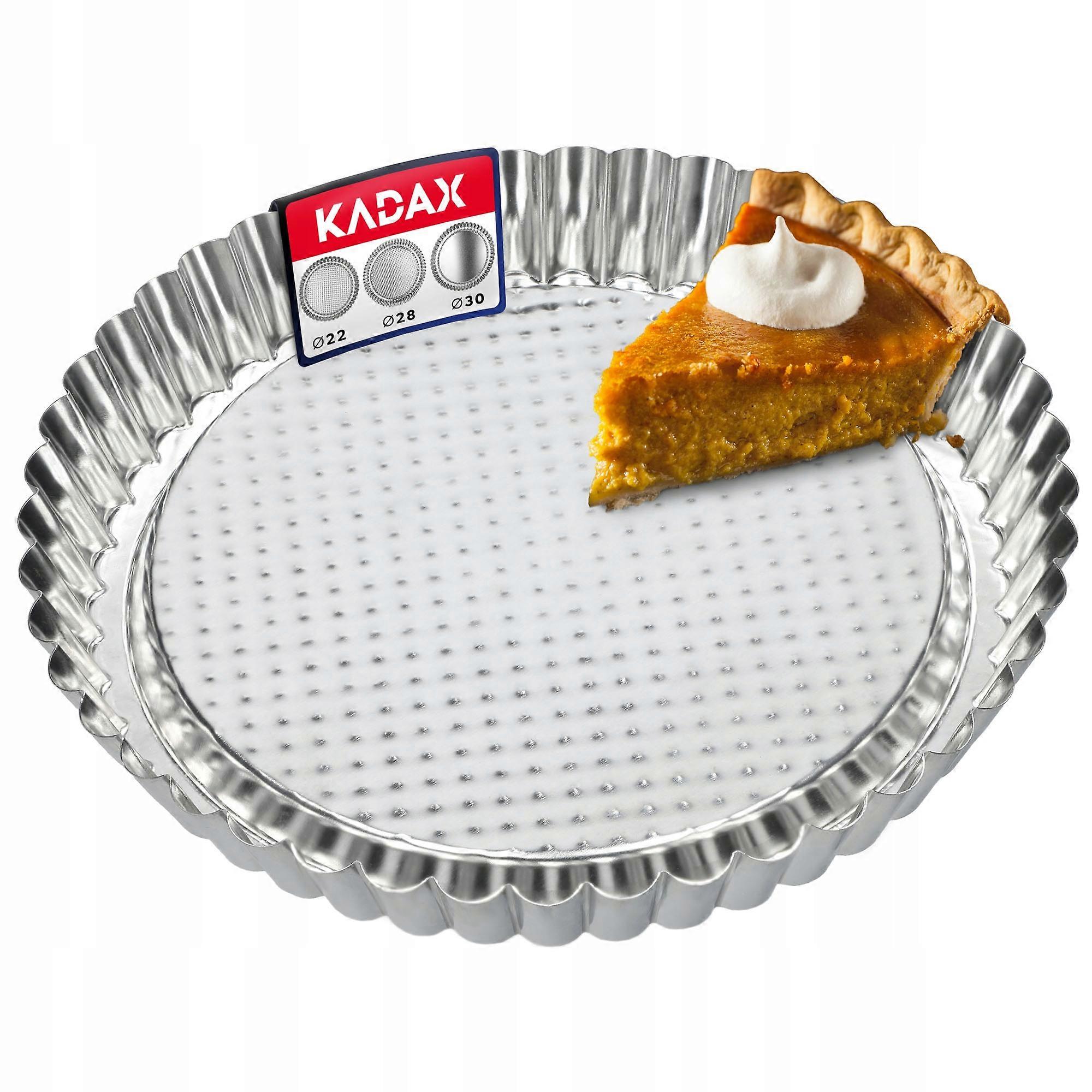 KADAX Bageplade Rund Bageform Tærter 22cm