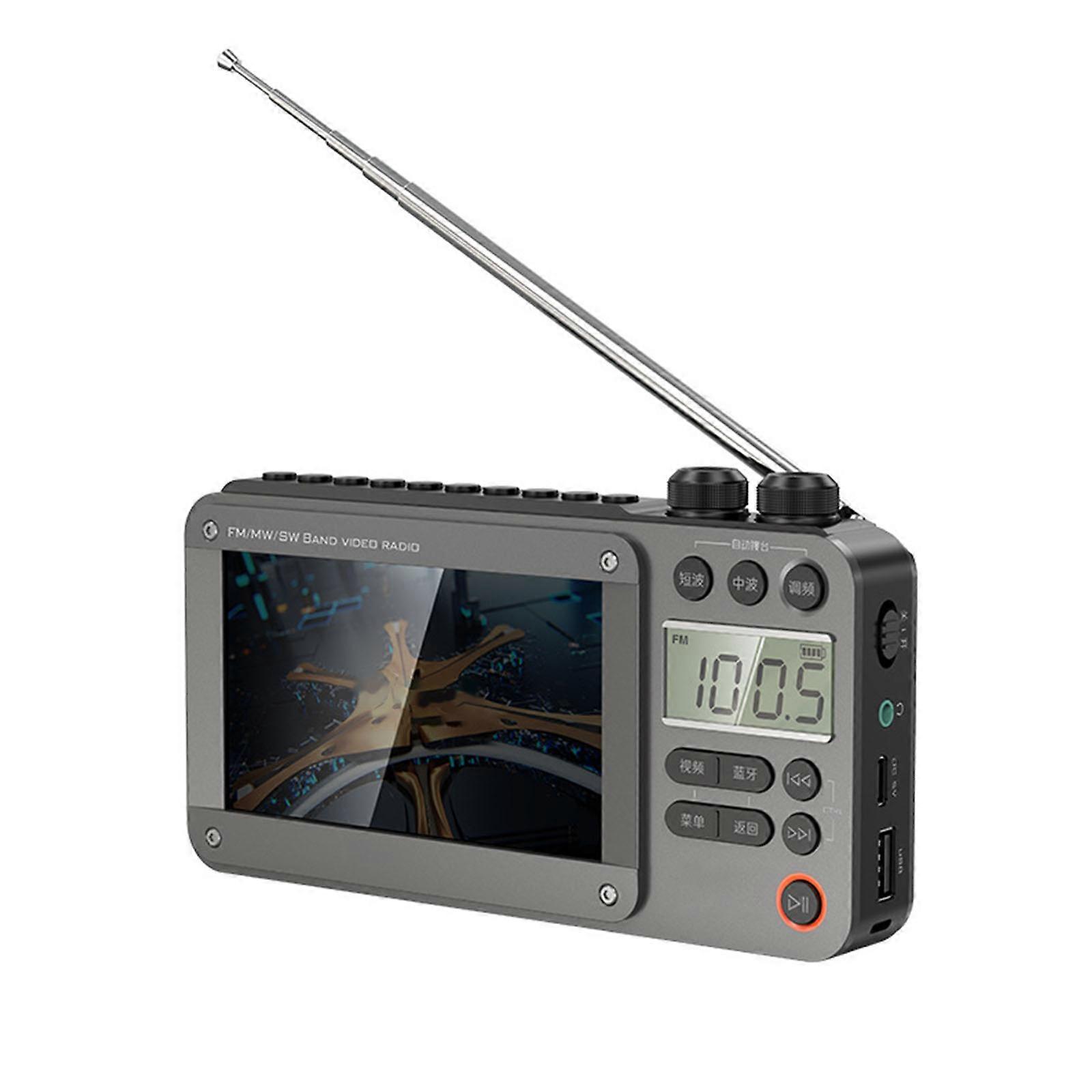 High-End Video Plug-in Bluetooth Pocket Full Band Video Radio, High-End Video Plug-in Bluetooth Pocket TV,100% New