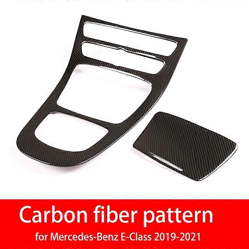 7 Styles for Mercedes Benz E Class W213 CLS 2016-2021 Car Center Console Gear Panel Frame Cover Trim Stickers Car Accessories