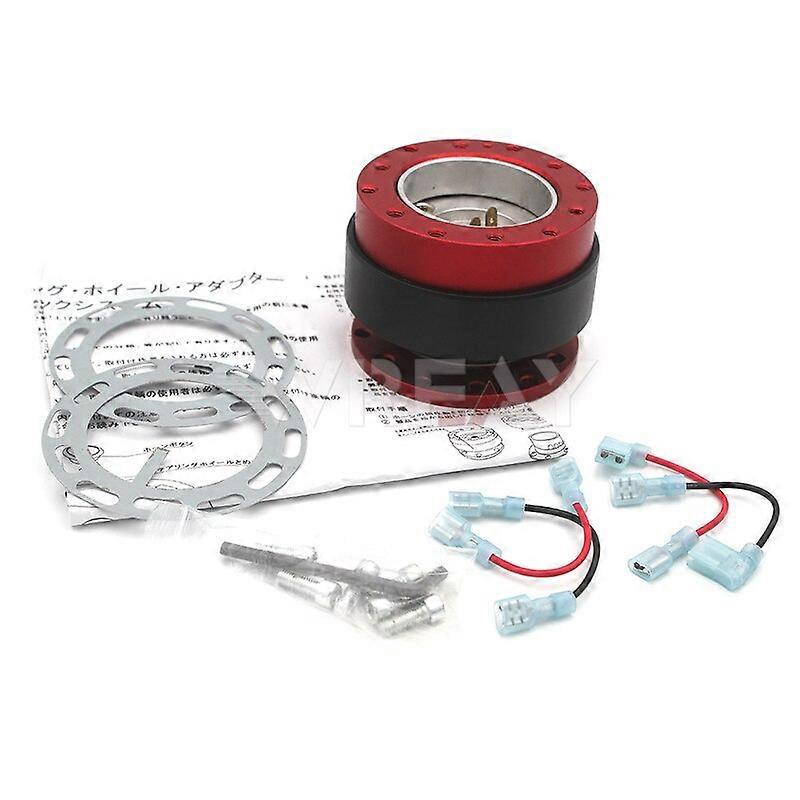 Aluminum Car Auto Steering Wheel Quick Release Hub Adapter Snap Off Boss Kit Car Accessories Vehicle Steering Wheel Covers