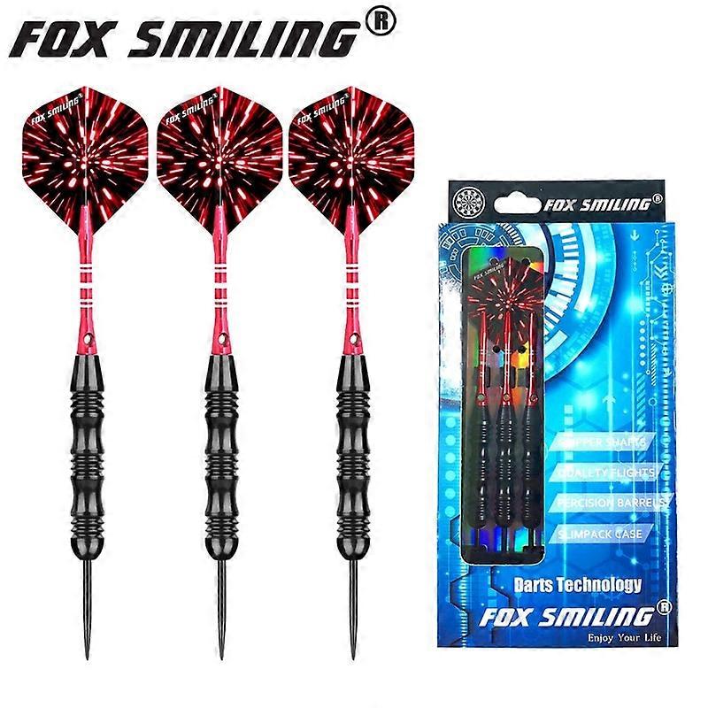 Fox Smiling 3PCS 22g Steel Tip Darts With CaseDart Backboards