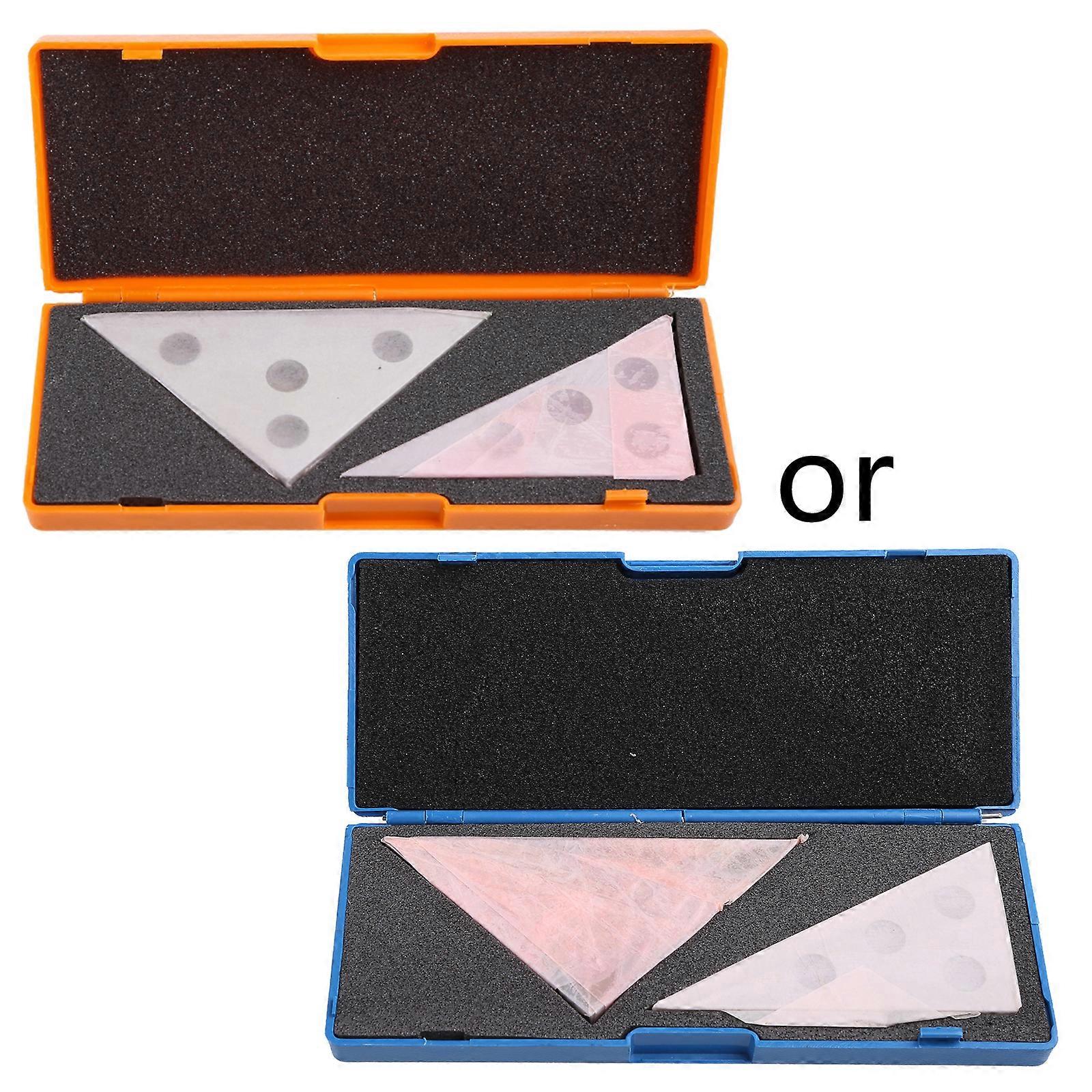 2 Pcs Angle Plate Set Precision Machinist Measurement Tool 30/45/60/90 Degree