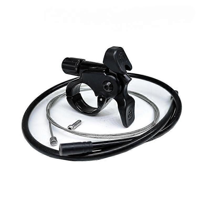 Bicycle air fork wire controller oil spring shock absorber front fork to wire control (type B wire control switch + wire core + wire tube)