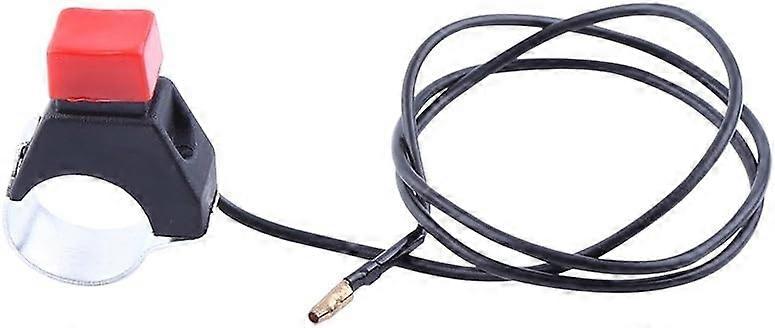 Stop and Safety Switch, 22mm Handlebar Emergency Stop Button, 49 DC Stop Switch with Lanyard