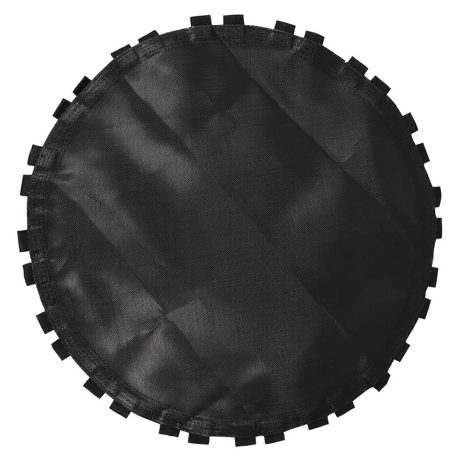 1Pc Black Trampoline Replacement Jumping Mat Trampoline Round Mat with Hooks