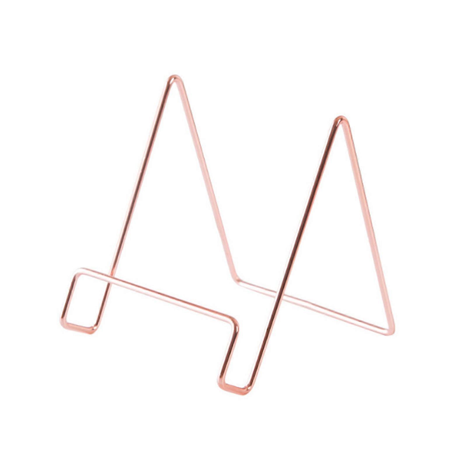 Tabletop Bookshelf Picture Frame Plate Stands Tablet Holder Display Iron Wire Platter Stand Easel Display Metal Wire