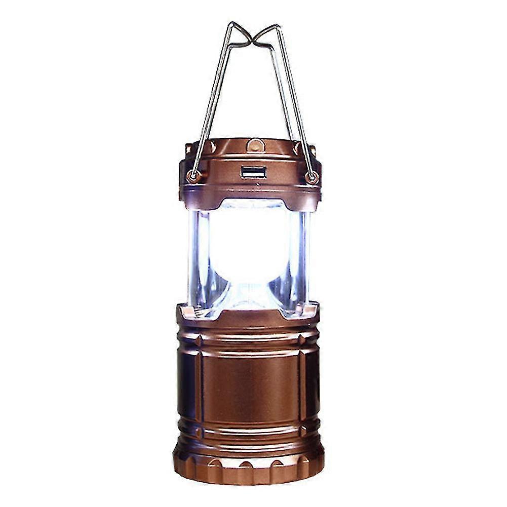 Solar Powered Tent Emergency USB Rechargeable LED Camping Lantern With Handles