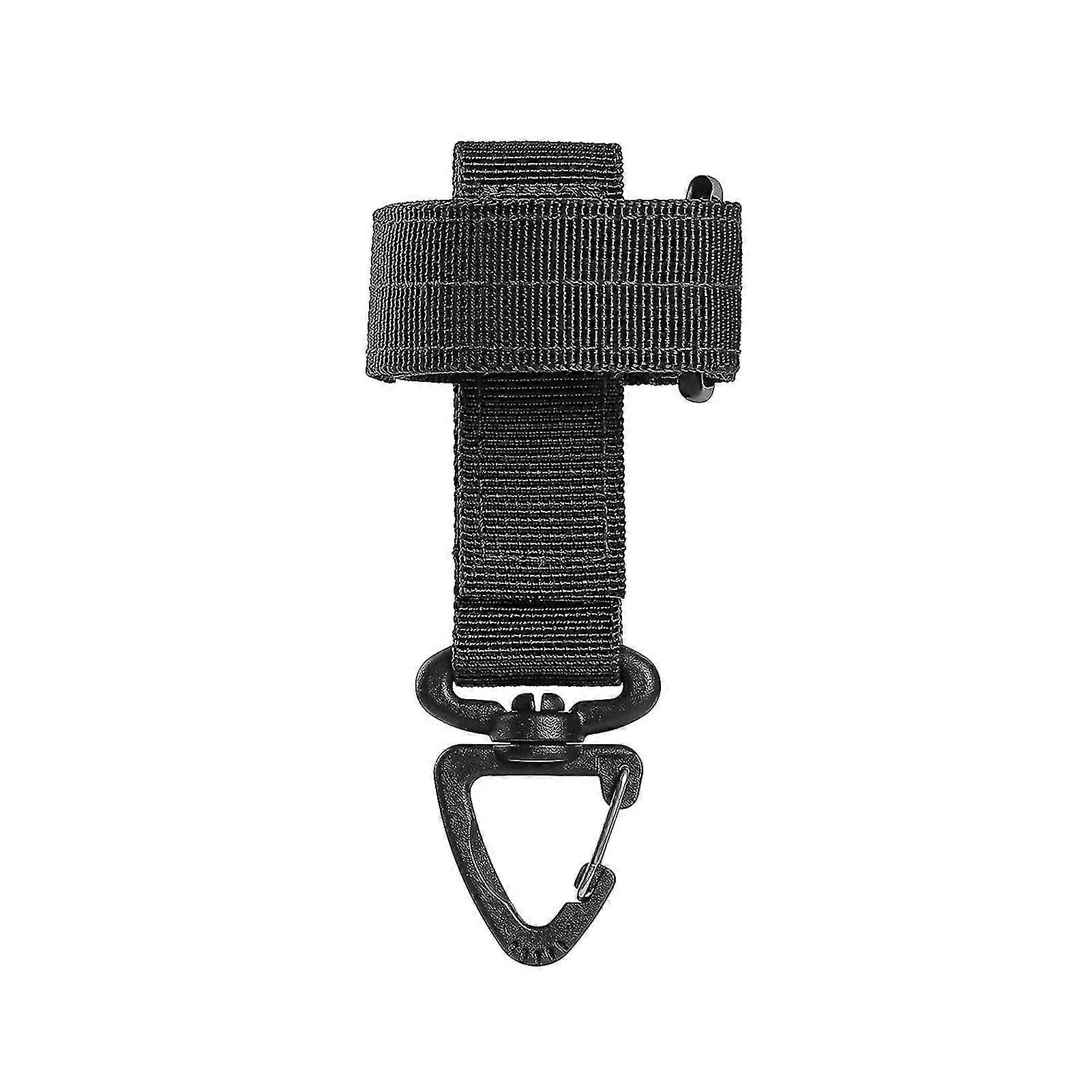 Multi-Purpose Adjustable Gloves Hanging Buckle For Outdoor Camping(1Pcs,Black