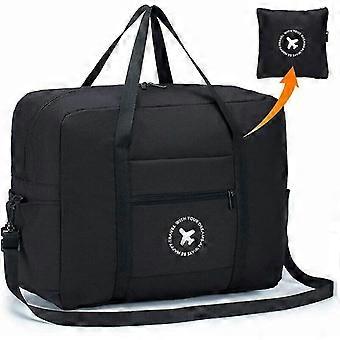 Equipaje de cabina 44x35x15 (menos de 45x36x20) Bolsa de viaje ligera plegable Maleta Bolsa de cabina debajo del asiento Almacenamiento de equipaje Portátil Cabina de avión grande Ba