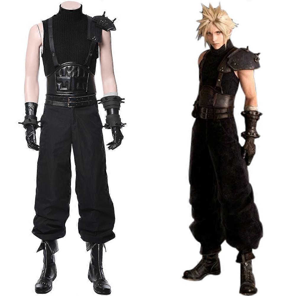 (In Stock) Final Fantasy VII 7 Cosplay Cloud Strife Cosplay Costume Outfit Uniform Full Suit Halloween Party Costumes